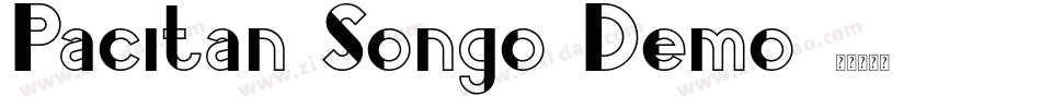 Pacitan Songo Demo字体转换